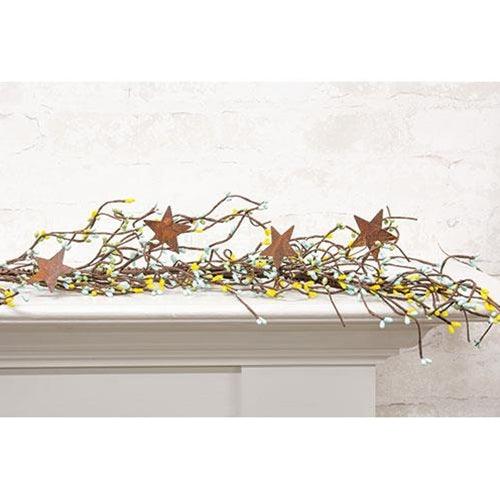 Pip Berry Garland With Stars Spring Mix 40 - The Fox Decor