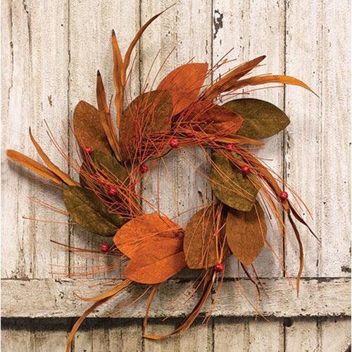Fall Magnolia Pine & Podka Wreath 17 - The Fox Decor