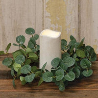 Snowy Silver Dollar Wreath 16 - The Fox Decor