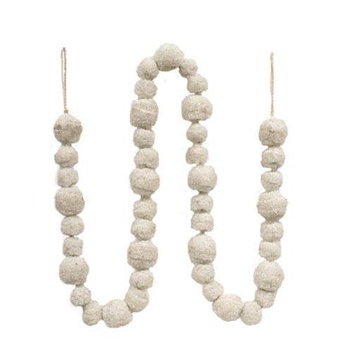 Glitter Snowball Garland - The Fox Decor