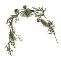 Thumbnail for Flocked Berry Pine Garland