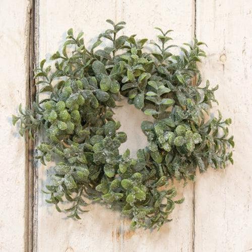 Icy Pebble Eucalyptus Candle Ring 3 - The Fox Decor