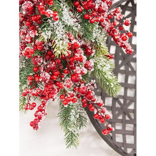 Very Berry Icy Pine Drop 28 - The Fox Decor