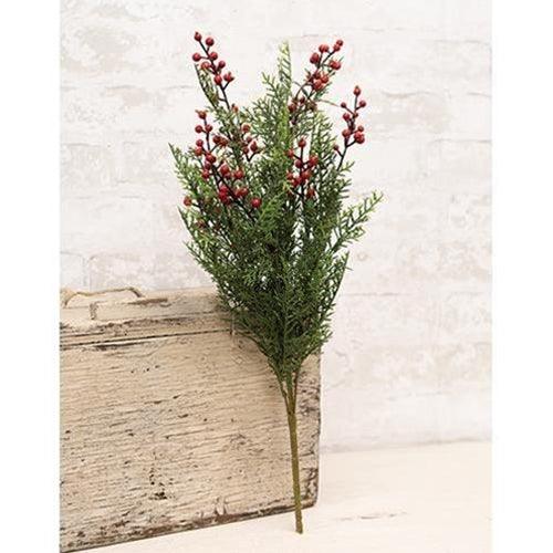 Red Cedar With Berries Bush 205 - The Fox Decor