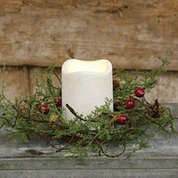 Thumbnail for Red Berry & Cypress Candle Ring - The Fox Decor