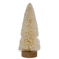 Flocked White Bottle Brush Tree 9 - The Fox Decor