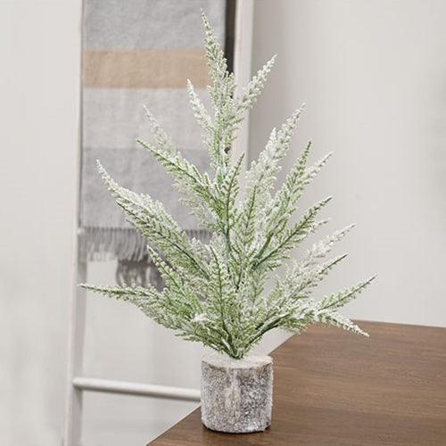 Wispy Winter Tree w Birch Base 18 - The Fox Decor