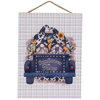 Sunflower Farms Gnomes in Truck Hanging Sign - The Fox Decor
