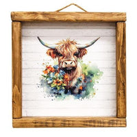 Thumbnail for Highland Portrait Framed Print