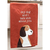 My Dog and I Dish Towel - The Fox Decor