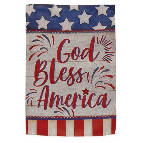 God Bless American Garden Flag - The Fox Decor