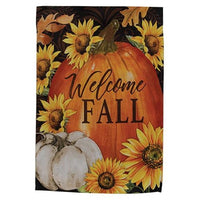 Thumbnail for Welcome Fall Pumpkins Garden Flag