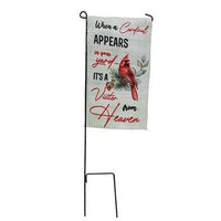 Thumbnail for When a Cardinal Appears Mini Garden Flag w Stake (2 pcs) - The Fox Decor