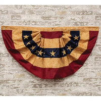 Tea-Stained Nylon Americana Bunting - The Fox Decor