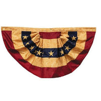 Tea-Stained Nylon Americana Bunting - The Fox Decor