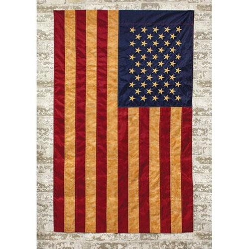 Tea-Stained Nylon American Flag 60x36 - The Fox Decor