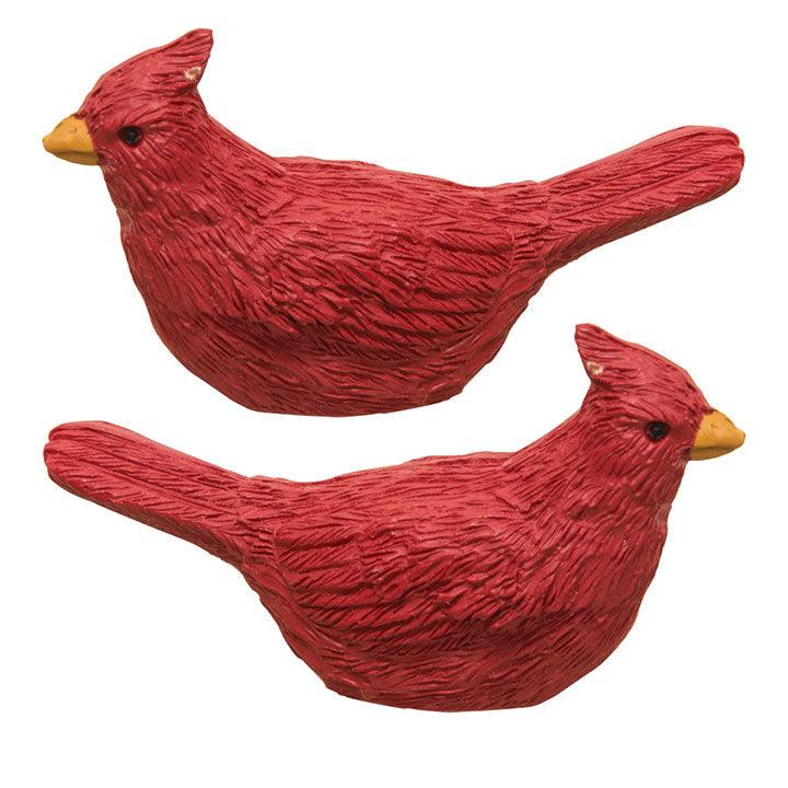 2 Set Resin Cardinals - The Fox Decor