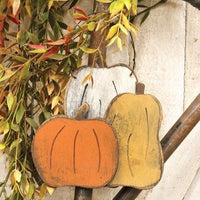 Primitive Triple Pumpkin Ornament - The Fox Decor