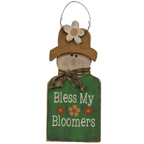 Distressed Wooden Spring Phrases Gardener Hanger 3 Asstd - The Fox Decor