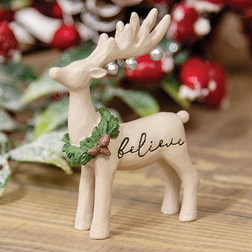 Believe Resin Reindeer - The Fox Decor