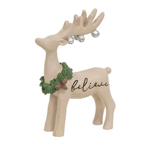 Believe Resin Reindeer - The Fox Decor