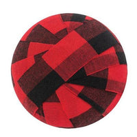6 Set Red Buffalo Check Rag Balls - The Fox Decor