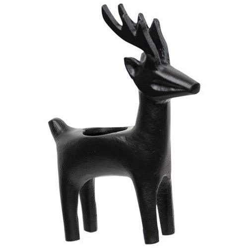 Cast Iron Reindeer Tealight Holder - The Fox Decor