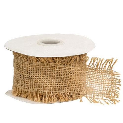 Frayed Burlap Ribbon - The Fox Decor