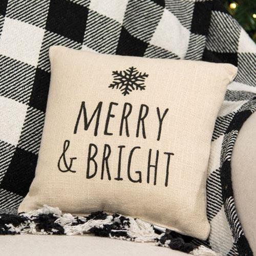 Merry & Bright Natural Pillow - The Fox Decor