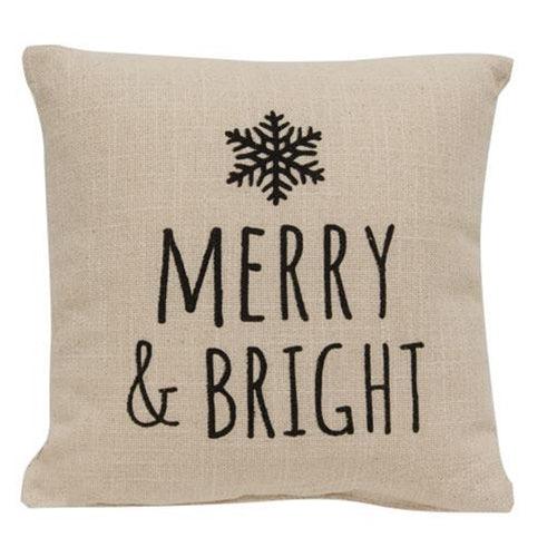 Merry & Bright Natural Pillow - The Fox Decor
