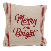 Thumbnail for Merry & Bright Red Striped Pillow