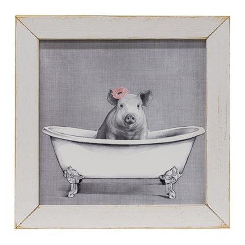 Hot Bacon Bath Framed Print - The Fox Decor