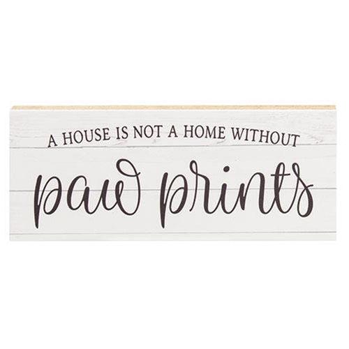 Paw Prints Shelf Sitter 10 x 4 - The Fox Decor
