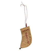 Thumbnail for 8 Set Primitive Cotton Stocking Ornaments - The Fox Decor