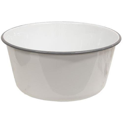Gray Rim Enamelware Cereal Bowl - The Fox Decor