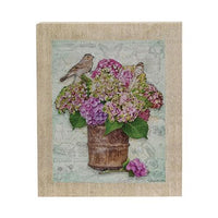 Thumbnail for Birds & Blooms Layered Canvas Print 3 Asstd - The Fox Decor