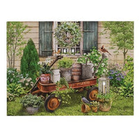 Thumbnail for Lighted Garden Wagon Canvas Print