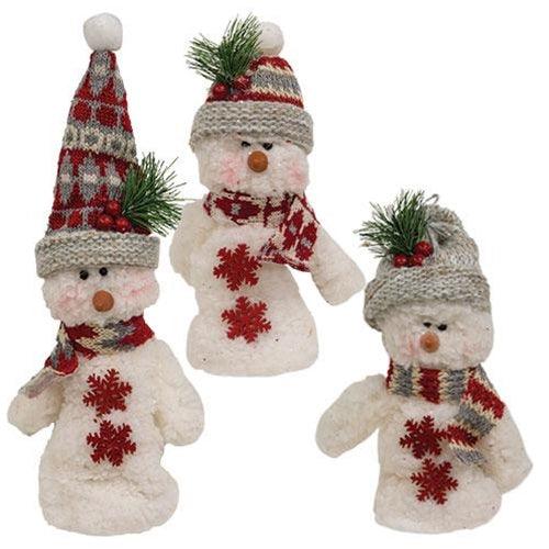 Melting Snowflake Snowbaby Ornament 3 Asstd - The Fox Decor