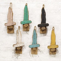 Skinny Mini Spring Gnome Ornament 6 Asstd - The Fox Decor