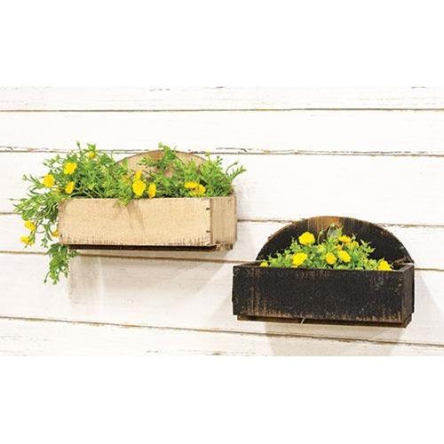 Large Rustic Pallet Mail Bin 2 Asstd - The Fox Decor