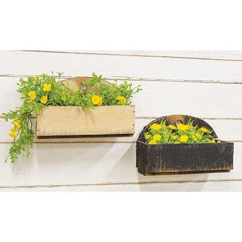 Large Rustic Pallet Mail Bin 2 Asstd - The Fox Decor