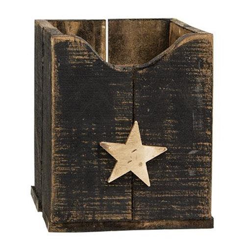 Large Rustic Wood Pallet Planter w Star 4 Asstd - The Fox Decor