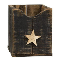 Thumbnail for Large Rustic Wood Pallet Planter w Star 4 Asstd - The Fox Decor