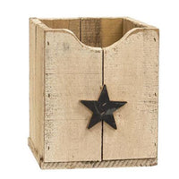 Thumbnail for Large Rustic Wood Pallet Planter w Star 4 Asstd - The Fox Decor