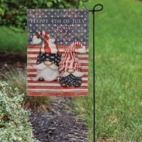 Thumbnail for Gnome Duo 4th of July Garden Flag