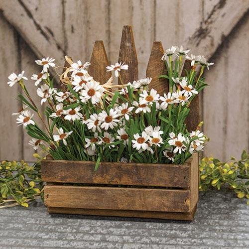 Rustic Lath Picket Planter - The Fox Decor
