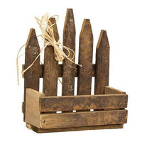 Thumbnail for Rustic Lath Picket Planter - The Fox Decor