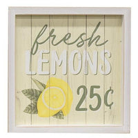 Fresh Lemons Frame - The Fox Decor
