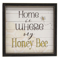 Thumbnail for Home is Where my Honey Bee Framed Print