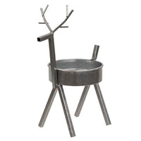 Thumbnail for Galvanized Metal Reindeer Candle Holder